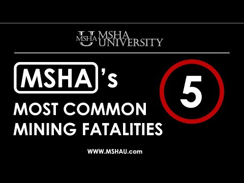 Preventing the 5 Most Common Mining Fatalities